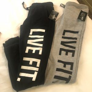 LVFT women’s joggers, selling together.